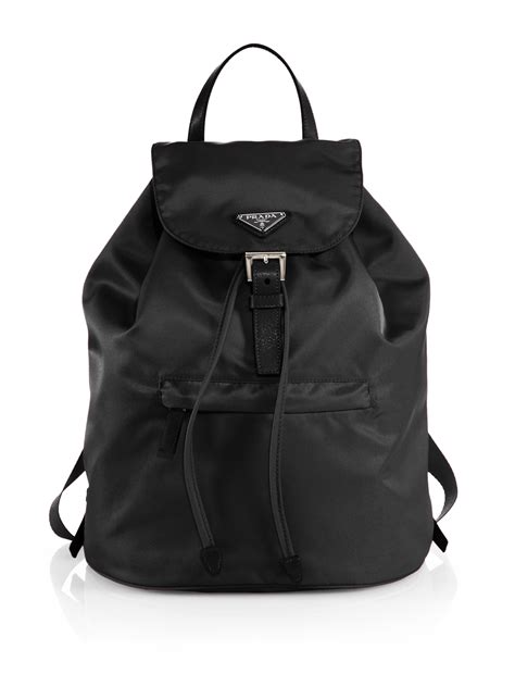 prada leather backpack|prada nylon backpack small.